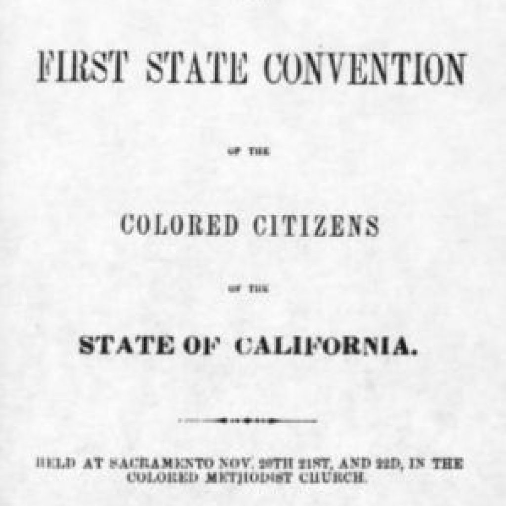 1855: Civility: California Blacks